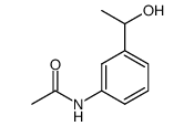 N-(3-(1-hydroxyethyl)phenyl)acetamide Structure