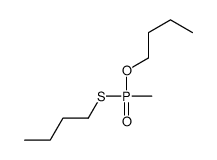 1-[butylsulfanyl(methyl)phosphoryl]oxybutane结构式