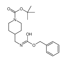 1-BOC-4-(CBZ-AMINOMETHYL)PIPERIDINE Structure