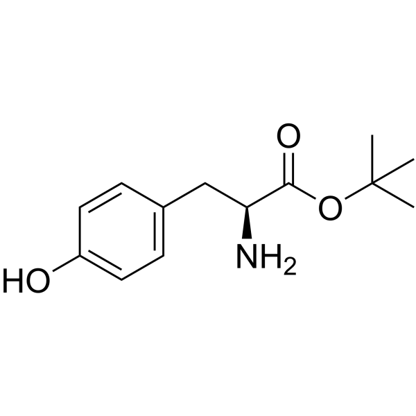 L-酪氨酸叔丁酯结构式