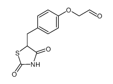 5-[4-(2-oxoethoxy)benzyl]thiazolidine-2,4-dione Structure