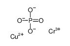 copper,chromium(3+),phosphate Structure