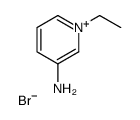 1-ethylpyridin-1-ium-3-amine,bromide Structure