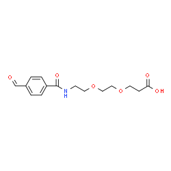 Ald-Ph-amido-PEG2-C2-acid结构式