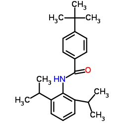 4-tert-Butyl-N-(2,6-diisopropylphenyl)benzamide结构式