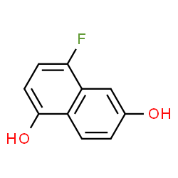 4-氟萘-1,6-二酚结构式