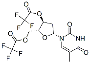 3'-O,5'-O-Bis(trifluoroacetyl)thymidine Structure