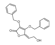 5-(2-hydroxyethylidene)-3,4-bis(phenylmethoxy)furan-2-one Structure