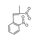 1-(2'-nitrophenyl)-2-nitroprop-1-ene结构式