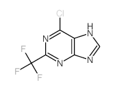 6-氯-2-(三氟甲基)-9h-嘌呤结构式