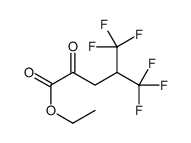 ethyl 5,5,5-trifluoro-2-oxo-4-(trifluoromethyl)pentanoate结构式