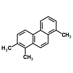 1,2,8-Trimethylphenanthrene Structure