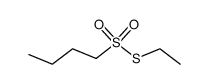 butane-1-thiosulfonic acid S-ethyl ester Structure