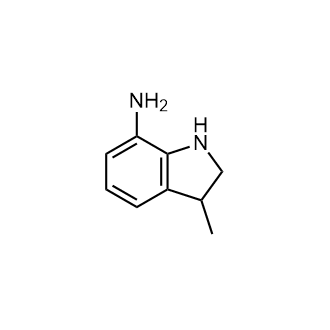 3-甲基二氢吲哚-7-胺结构式