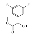 2-(3,5-二氟苯基)-2-羟基乙酸甲酯结构式