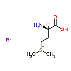 [(3R)-3-氨基-3-羧基丙基]二甲基溴化锍结构式