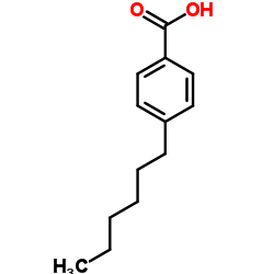 4-Hexylbenzoic acid Structure