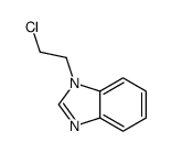 (9ci)-1-(2-氯乙基)-1H-苯并咪唑结构式