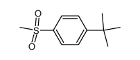 1-(tert-butyl)-4-(methylsulfonyl)benzene Structure