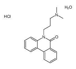 5-[3-(dimethylamino)propyl]phenanthridin-6-one,hydrate,hydrochloride Structure