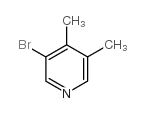 3,4-二甲基-5-溴吡啶结构式