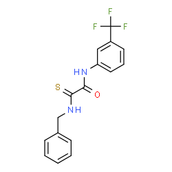 2-(BENZYLAMINO)-2-THIOXO-N-[3-(TRIFLUOROMETHYL)PHENYL]ACETAMIDE Structure