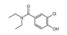 N,N-diethyl-3-chloro-4-hydroxybenzamide Structure