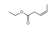 ethyl (Z)-3-pentenoate结构式
