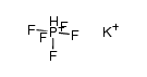potassium pentafluorohydridophosphate(V) Structure