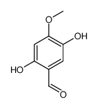 2,5-dihydroxy-4-methoxybenzaldehyde Structure