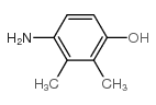 4-氨基-2,3-二甲苯酚结构式