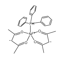 Ni(acetylacetonate)2(triphenylphosphine) Structure