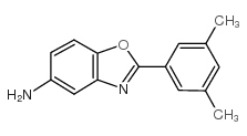 2-(3,5-dimethyl-phenyl)-benzooxazol-5-ylamine结构式