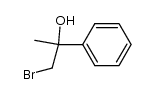 (+/-)-1-bromo-2-phenylpropan-2-ol结构式