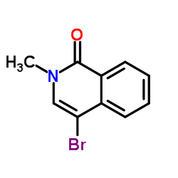 4-溴-2-甲基异喹啉-1(2h)-酮结构式