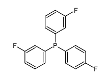 bis(3-fluorophenyl)-(4-fluorophenyl)phosphane Structure