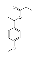 1-(4-methoxyphenyl)ethyl propanoate Structure