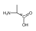 Alanine-1-14C Structure