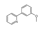 2-(3-Methoxyphenyl)pyridine结构式