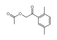 2,5-dimethylphenacyl acetate Structure