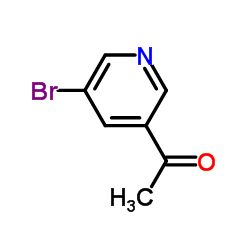 3-溴-5-乙酰基吡啶结构式
