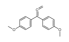 1,1-bis(4-methoxyphenyl)allene Structure