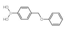 (4-(苯氧基甲基)苯基)硼酸结构式