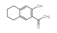 1-(3-Hydroxy-5,6,7,8-tetrahydronaphthalen-2-yl)ethanone Structure