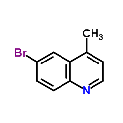 6-溴-4-甲基喹啉结构式