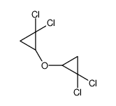 1,1-dichloro-2-(2,2-dichlorocyclopropyl)oxycyclopropane结构式