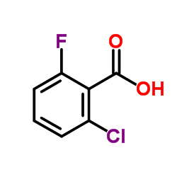 2-Chloro-6-fluorobenzoic acid structure