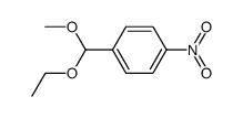 1-(ethoxy(methoxy)methyl)-4-nitrobenzene Structure