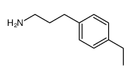 3-(4-ethylphenyl)propan-1-amine Structure