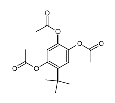 1,2,4-triacetoxy-5-tert-butylbenzene Structure